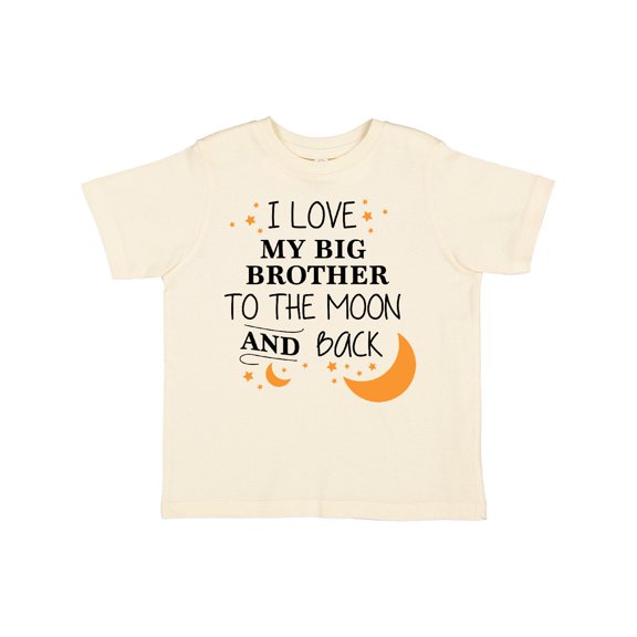 Inktastic I Love My Big Brother to the Moon and Back Boys or Girls Toddler T-Shirt