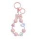 thumbnail image 3 of Llavero de cuentas, creativo, colgante, decoración, bolso, accesorios, portátil, llavero de cuentas rosa, 3 of 9