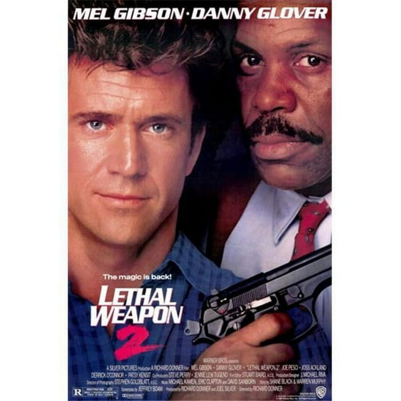 Pop Culture Graphics MOV189731 Lethal Weapon 2 Movie Poster, 11 x 17