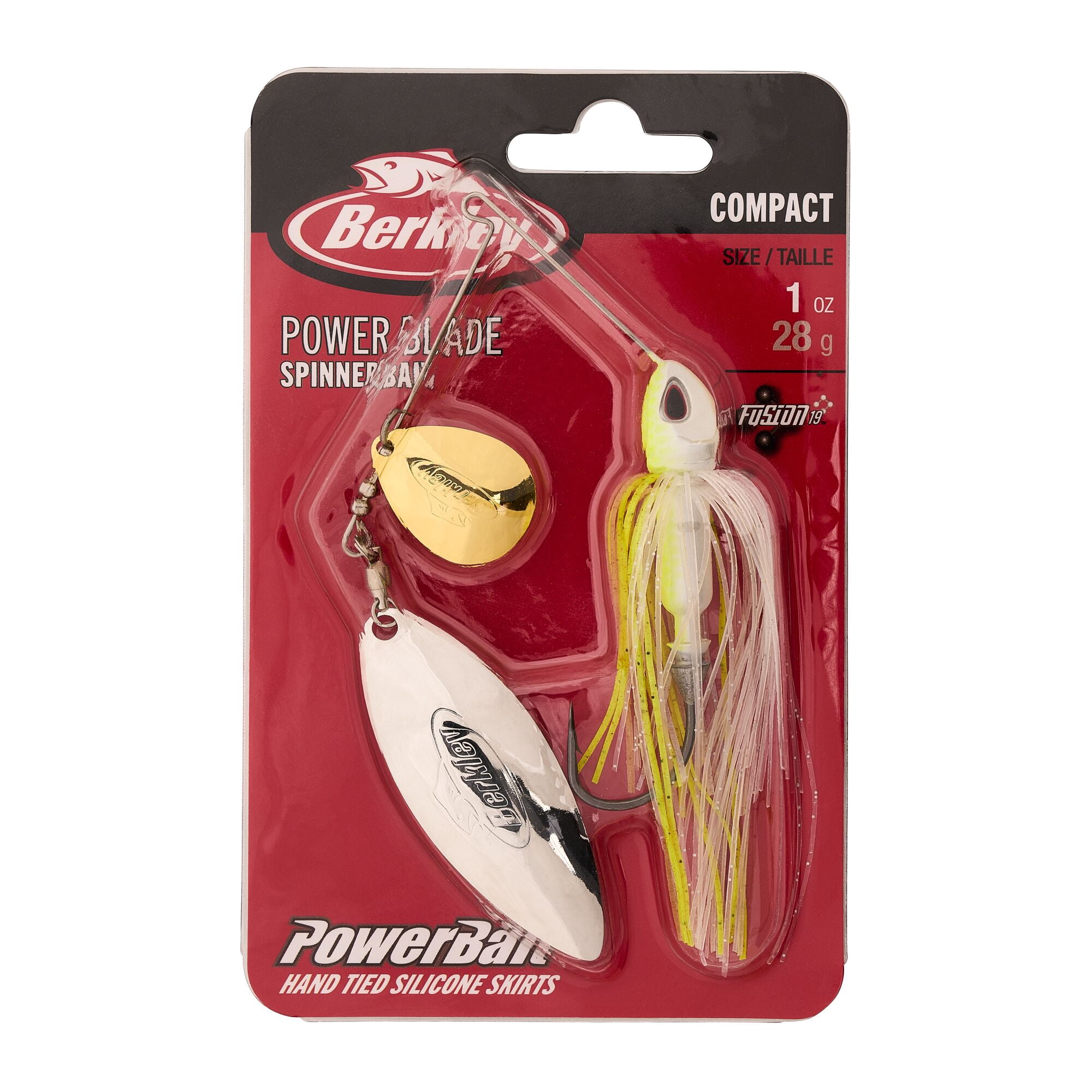 Berkley Power® Blade Compact, Spinnerbaits, E2 Magic/Gold + Silver (1-count)