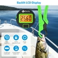 thumbnail image 3 of Fish Scale, AMIR Digital Fish Scale with Fishing Gripper Portable Digital Luggage Scale with Hook and Tape Measure 110lb Weight Max LCD Screen Display Green, 3 of 8