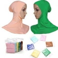thumbnail image 3 of Bonnet pour Femmes, Foulard Musulman, Hijab, Foulard, Noir Minuit, 3 of 6