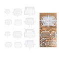 thumbnail image 1 of 2 Juegos de Tapas Elásticas de Silicona, Cocina Alimentaria con Etiquetas Prácticas para Tazones, Tazas, Transparentes Macarena Tapas elásticas de silicona, 1 of 8
