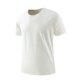 thumbnail image 2 of Big & Tall Men's Athletic T-Shirt Quick Dry Raglan Short Sleeve Ice Silk Crew Neck Tee Moisture Wicking Breathable Performance Workout Top for Summer Outdoor, 2 of 5