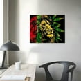 thumbnail image 4 of Nawypu Rasta Lion Jamaican Dreadlocks Canvas Wall Art Picture Print, 4 of 6