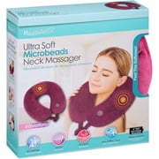 Health Touch Ultra Soft Microbeads Neck Massager, Pink