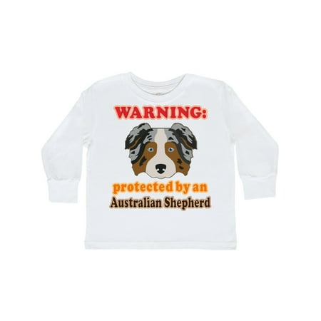 

Inktastic Australian Shepherd Dog Funny Gift Gift Toddler Boy or Toddler Girl Long Sleeve T-Shirt