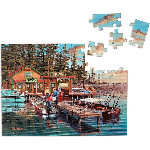 Relish 63 Piece Lakeside Vacation Dementia Jigsaw Puzzle Alzheimer’s