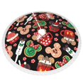 thumbnail image 3 of Faldas para árbol de Navidad de Mickey Mouse de 30 pulgadas, tapete para árbol de Navidad para fiestas de invierno, falda para árbol de Navidad para decoraciones navideñas rústicas, 3 of 8