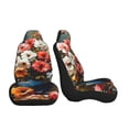 thumbnail image 3 of Pofeuu Elegant Floral Vase Painting Print Automotive Car Seat Covers Flat Cloth Full Set Seat Covers,Car Seat Covers front seats for Cars Trucks and SUVs-1, 3 of 9