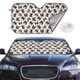 thumbnail image 4 of Goofa Bulldog Sunglasses Face Printed Car Windshield Sunshade,Foldable Reflective Sun Visor,UV Protection Heat Blocker Sunshade,Car Cooling Accessory-Medium, 4 of 7