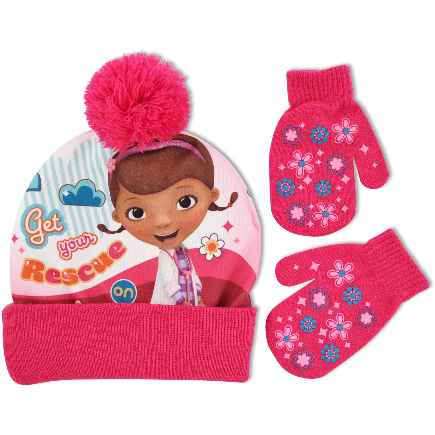 girls hat and mittens