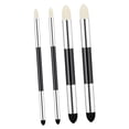 thumbnail image 2 of GUOOL 4 Pieces Artist Blending Sponge Pens Tools for Highlighting Smear Correcting Silver, 2 of 9