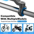 thumbnail image 4 of Soporte de Teléfono para Motocicleta Giratorio de 360°, Soporte para Manillar de Bicicleta, Soporte de Navegación GPS con Absorción de Impactos para Bicicletas., 4 of 5