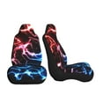 thumbnail image 3 of Sikiie Red And Blue Lightning Car Seat Covers 2PCs Front Car Seat Covers Universal fit for Most Cars SUVs and Trucks-2 PCS, 3 of 9