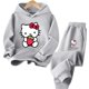 thumbnail image 4 of Nueva sudadera con capucha de Hello Kitty para primavera 2024 para niños, linda sudadera con capucha para estudiantes, ropa de calle, traje informal para niñas de 3 a 14 años, 4 of 4