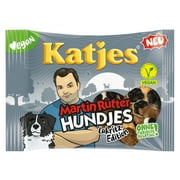 Katjes Martin Rutter Sweet Dog faces LICORICE gummy mix - VEGAN- 175g