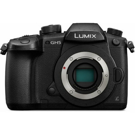 Panasonic Lumix G DC-GH5 - Digital camera - mirrorless - 20.3 MP - Four Thirds - 4K / 24 fps - body only - Wi-Fi, Bluetooth - black
