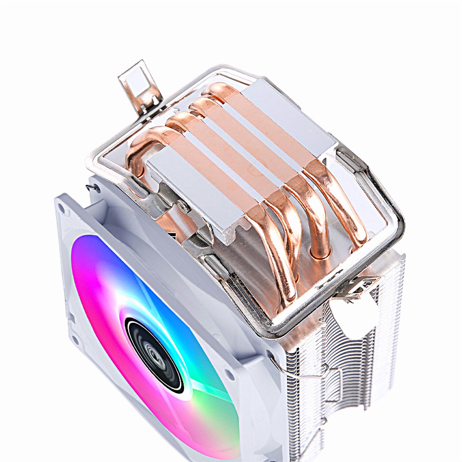 CPU Cooling Fan 4 Heat Pipe Cooler Processor Efficient Air-Cooled 3P/4P Installing LGA775 115x 1200 1700 1356 1366 AMD i3 i5 i7