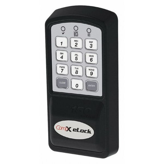 Compx Elock Elect Keyless Lock,Key/Prox,5 17/32 in H 150-KP-CAB
