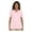Classic Pink, variant on Womens Four Button Placket Side Vent Polo Shirt Womens Tops & T-Shirts Womens Blouses, Style 437W