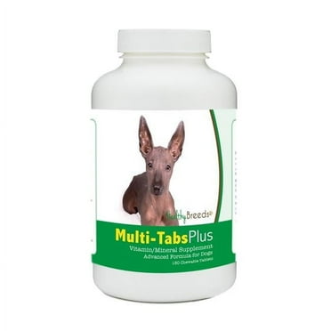 Healthy Breeds 840235178804 Xoloitzcuintli Multi-Tabs Plus Chewable Tablets - 180 Count