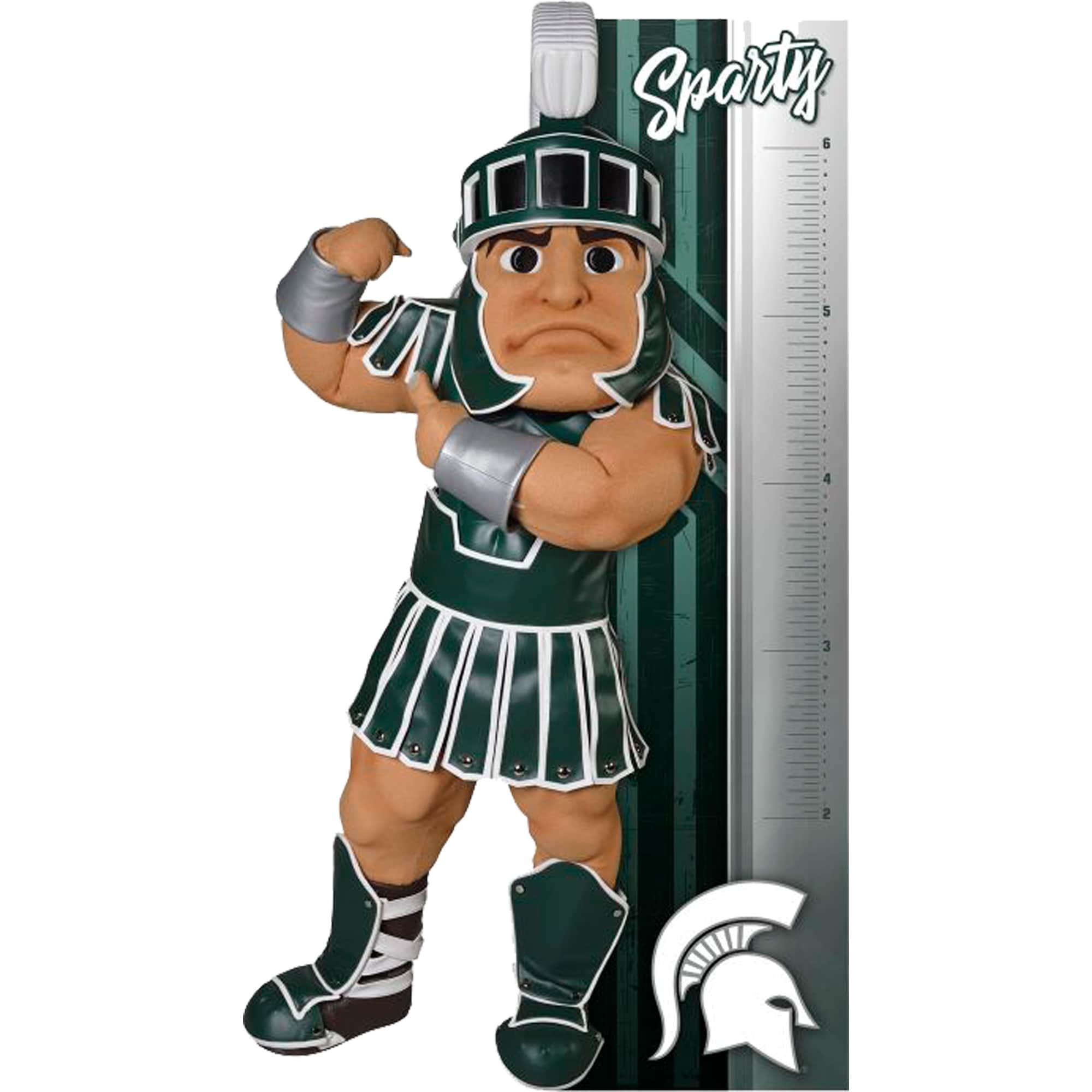 Fathead Michigan State Spartans Sparty Life Size Removable Growth Chart Walmart Com