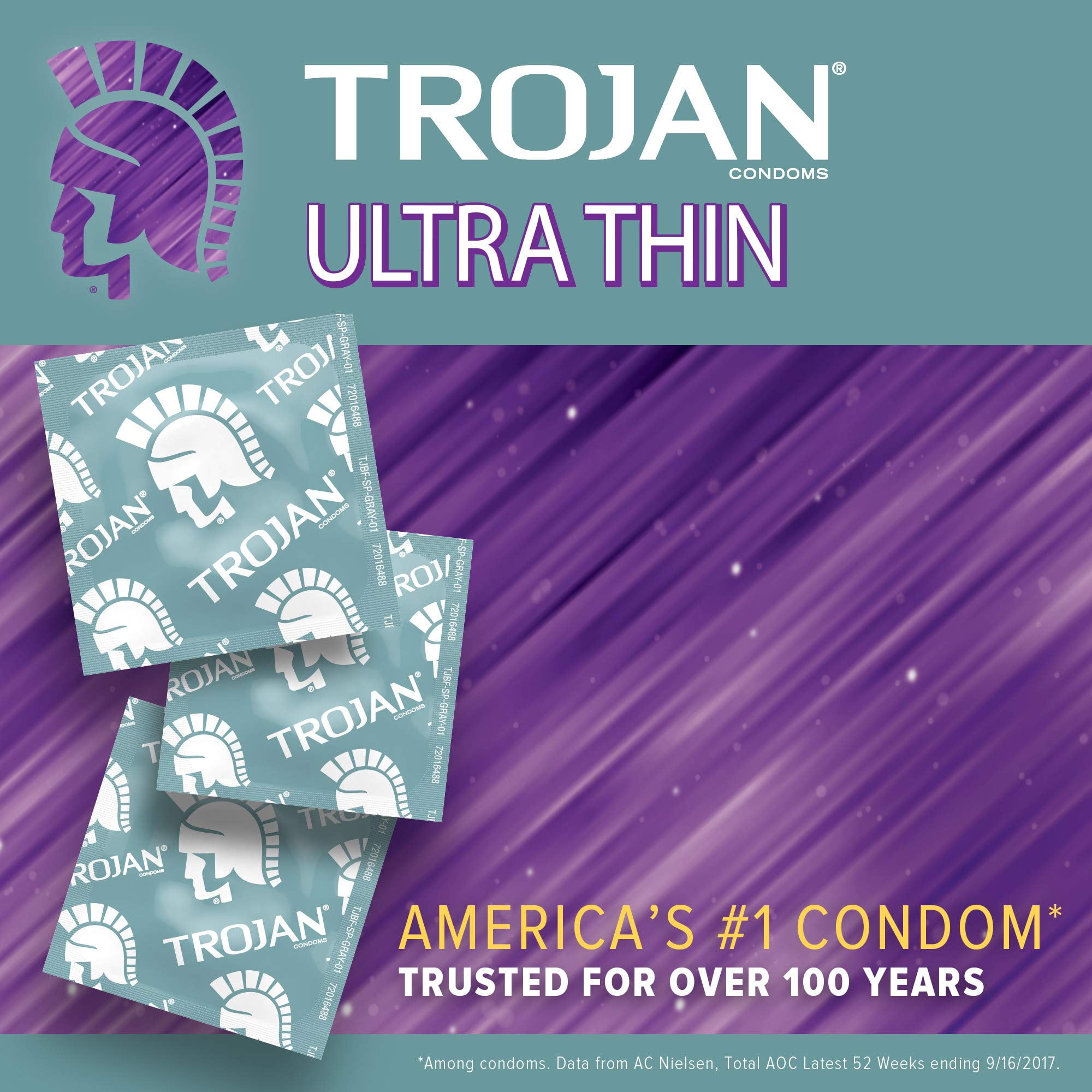trojan ultra thin premium lubricated condoms - 12 count Best Lubricants: What to Use and What to Avoid main image 1