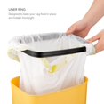 thumbnail image 4 of DZT-12-5WH Bedroom or Bathroom Automatic Touchless Infrared Motion Sensor Trash Can, 3 Gal 12 L, ABS Plastic (Rectangular, Cream) Trashcan, 4 of 6