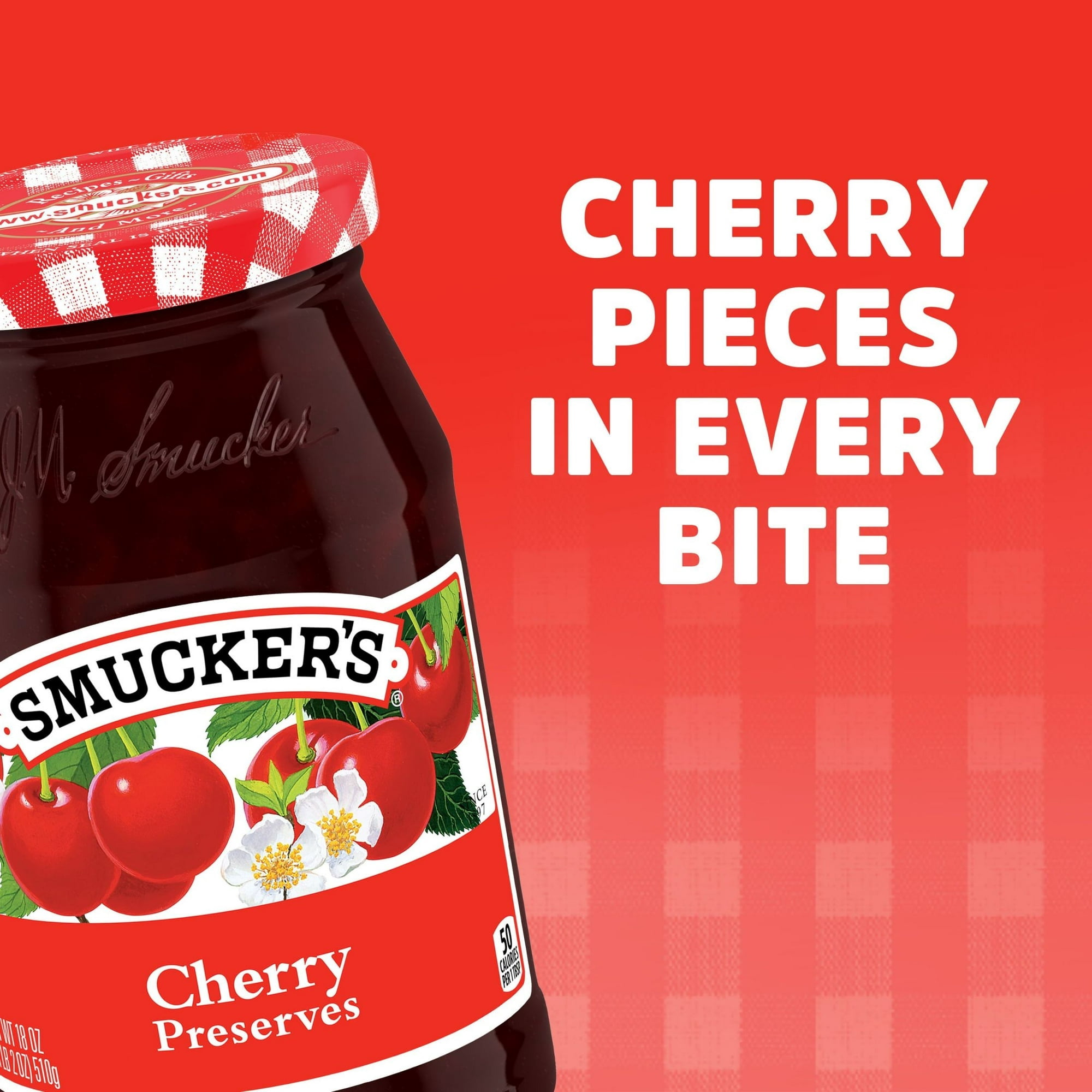 Smucker's Cherry Preserves, 18 oz
