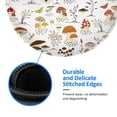 thumbnail image 5 of Disketp Mushrooms And Butterflies Small Mouse Pad 7.9x7.9 Inches,Washable Round Mousepad For Office Laptop Computer,Non-Slip Rubber Base Mouse Pads For Wireless Mouse, 5 of 9