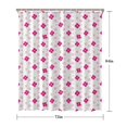 thumbnail image 5 of Pioneer Flower Floral Print Pattern Shower Curtain 72"x84", Bathroom Decorative Shower Curtain Set with 12 Hooks, Waterproof Washable, 5 of 6