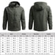 thumbnail image 2 of Abrigo Abrigo de hombre Senderismo Camping Ropa deportiva Térmica Exterior Outwears Primavera Otoño Chaqueta Kuymtek ejercito verde T 3EG para Hombre, 2 of 9