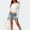 White, variant on Women Crop Long Sleeve Tops Drawstring Basic Off-Shoulder Shirt Casual Pullovers for Club Streetwear Aesthetic Clothes