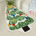 thumbnail image 4 of RXIRUCGD Christmas Bath Mat For Bathroom Decorations, Non Slip Washable Christmas Tree Shaped Bath Rug, 4 of 8