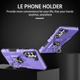 thumbnail image 2 of SaniMore for Samsung Galaxy S23 6.1" 2023 Case, Magnetic Car Mount 360°Rotating Kickstand Heavy Duty Protective Shock-resistant Hybird Cover [Rugged PC Back & TPU Bumper]For Samsung Galaxy S23, Purple, 2 of 10