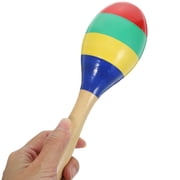 Maracas 2 Pcs Interactive Kids Plaything Toy Childrens Toys Interesting Percussion Wooden