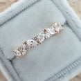 thumbnail image 2 of Solitaire Brilliance Alternating 1Ct Marquise & Round Moissanite Band for Women 10k Yellow Gold Band Size 10.5, 2 of 8