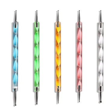 BUYISI Kit d'Outils de Perceuse à Pointe Mandala Outil de Poterie Diy Stylo de Perceuse à Pointe Artisanat en Argile