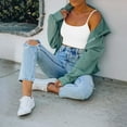 thumbnail image 2 of yunLCZ Women Shirts Women's Sexy Adjustable Spaghetti Strap Double Lined Camisole Tank Yoga Basic Crop Tops Office Shirts White M, 2 of 4