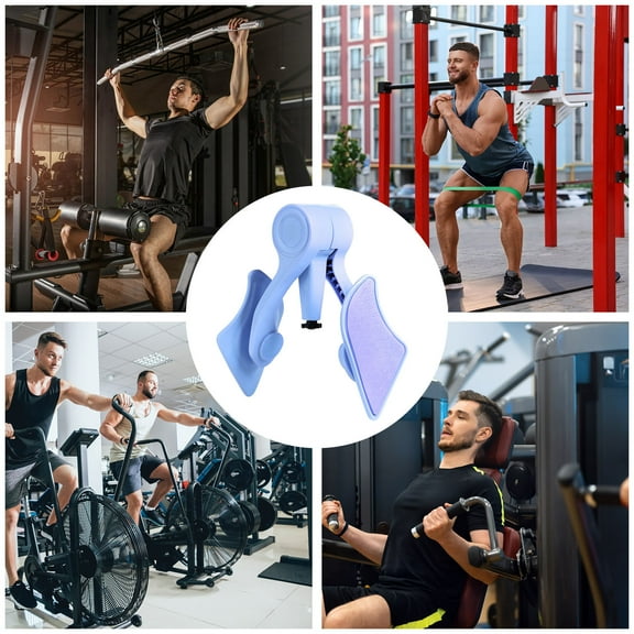 Cevemin 360 Degree Inner Thigh Exerciser with Resistance - Ergonomic Triangular Design Adjustable for Hip and Arm Workout for Home Fitness