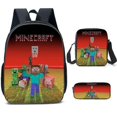 thumbnail image 1 of New Minecraft Schoolbag For Primary And Secondary School Students, Minecraft Game Peripheral Backpack Three-piece Set 46 - Nmaov, 1 of 2