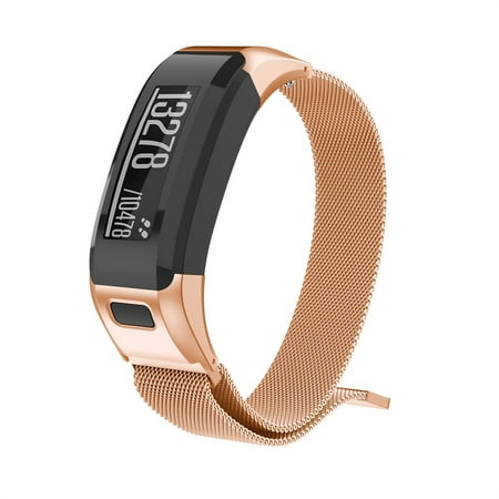 Milanese Magnetic Loop Stainless Steel Watch Band Strap For Garmin VIVOsmart HR