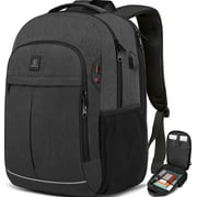 CAFELE 17.3 Inch Laptop Backpack, School Backpack,Large Travel Carry on Backpack,College Student Bookbag with USB