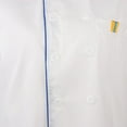 thumbnail image 4 of Hombres Mujeres Chaqueta Chaqueta de Baker Chaqueta de Manga Corta Chaqueta de de Catering Uniformes L Baoblaze Uniforme de Chef Unisex, 4 of 8