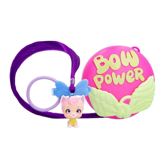 VIP Pets Tiny Styles Bow Power - comprend les VIP Pets Tiny Doll avec extension de cheveux, boucle, bande élastique pour la coiffure