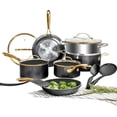 thumbnail image 1 of Gotham Steel Juego de ollas y sartenes de cerámica de 15 piezas antiadherentes, juegos de utensilios de cocina, juego de ollas y sartenes, juego de utensilios de cocina de cerámica, juego de utensilio, 1 of 5