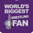 thumbnail image 4 of Inktastic Wrestling Fan Sports Boys or Girls Baby Bib, 4 of 4