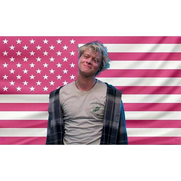 Flag JJ Tapestry Pink Rafe America Funny Cameron Maybank Flag poster for College Dorm Decor, Room Decor Flag Merch Gift 40x60in