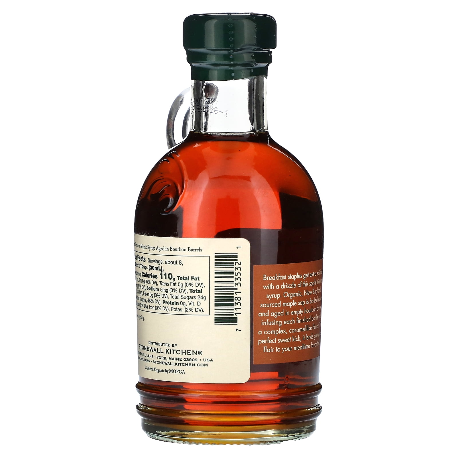 Stonewall Kitchen Organic Bourbon Barrel-Aged Maple Syrup, 8.5 Ounces